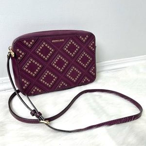 Michael Kors Diamond Grommet cross body bag